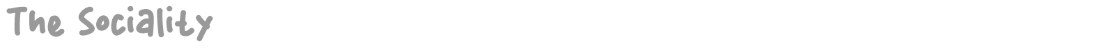 The Sociality font preview